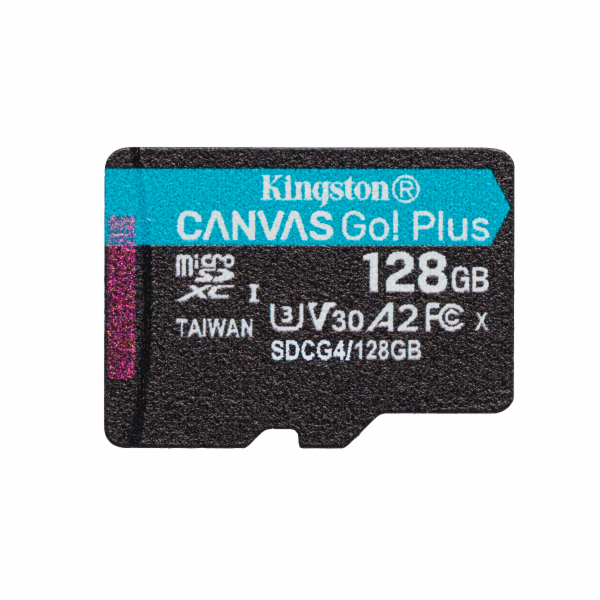 Kingston Canvas Go Plus A2/Micro SDXC/128GB/UHS-I U3 / Cl...