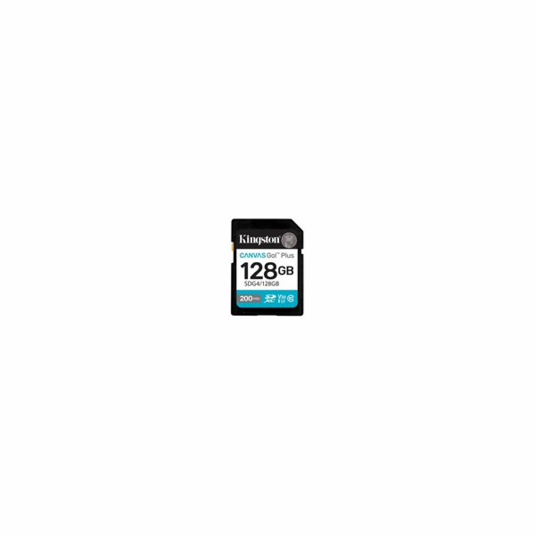 Kingston SDXC karta 128GB Canvas Go! Plus, R:200/W:160MB/...