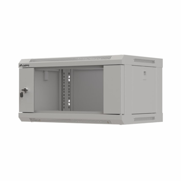 Lanberg Nástěnná instalační racková skříň 19" 4U 540x350 ...