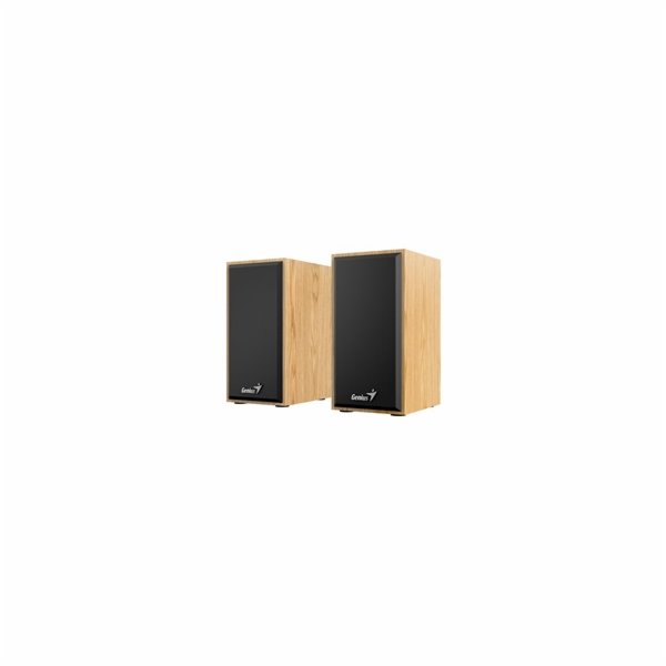GENIUS Reproduktor SP-HF180, 3.5mm jack, 6W, světlé dřevo