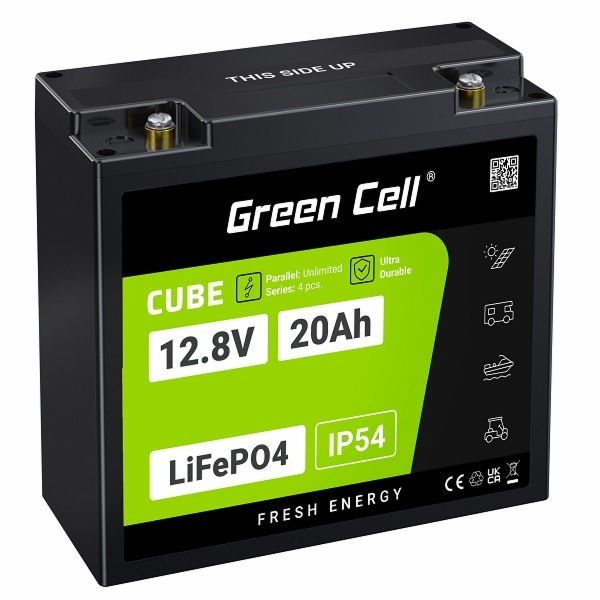 Green Cell LFPGC12V20AH baterie do UPS Lithium-železo-fos...