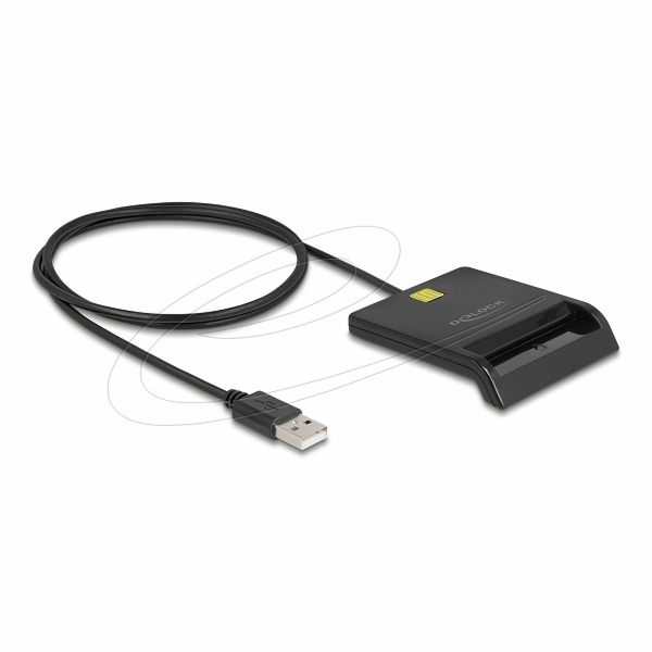 Delock - Ctecka karet SMART - USB - cerná