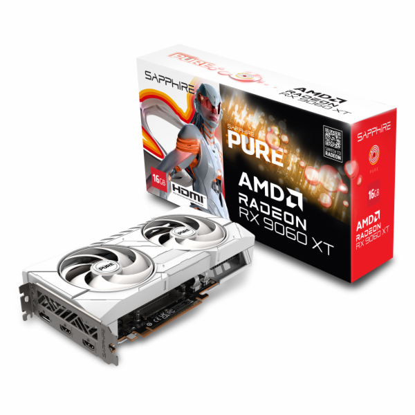 Grafická karta. SAPPHIRE PURE RX 9060 XT GAMING OC 16GB