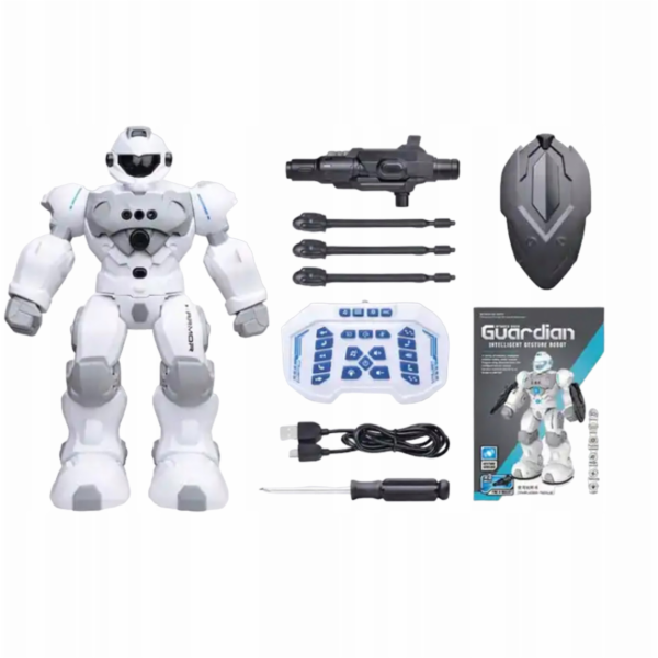 Anek Dálkově ovládaný robot modrý