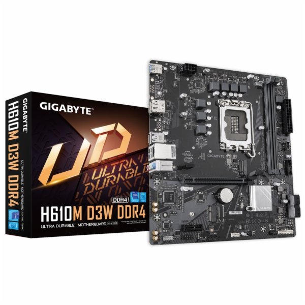 Gigabyte H610 D3W DDR4, Intel H610, LGA1700, 2xDDR4, mATX