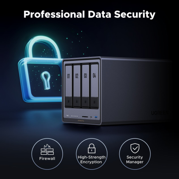 UGREEN Network Attached Storage NAS DXP4800 Plus EU (Disk...