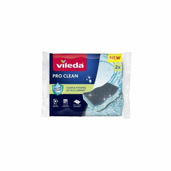 Viskózový čistič s enzymy Vileda Pro Clean 2 ks.