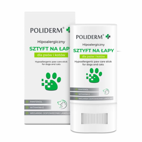 POLIDERM hypoalergenní tyčinka na tlapky pro psa a kočku ...