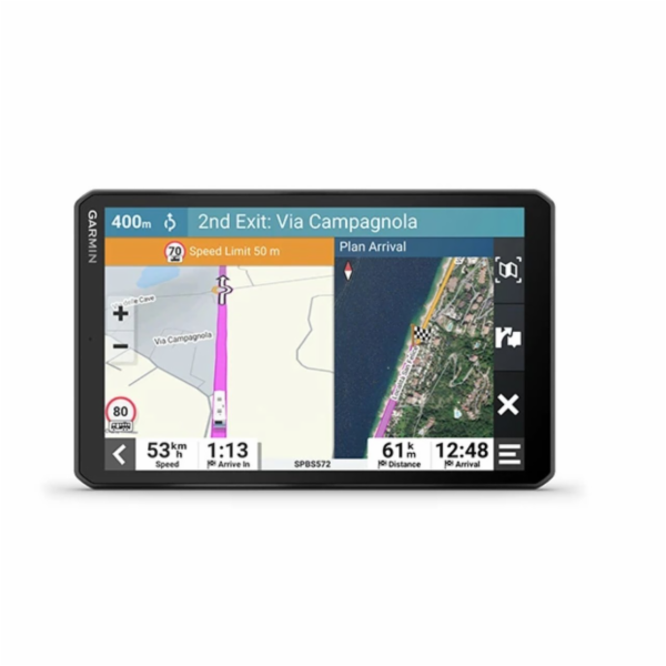 Camper 895 - 8" navigace pro karavany s funkcí Live Traffic