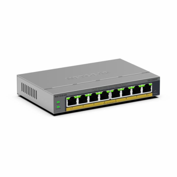 NETGEAR 8PT GB PLUS přepínač s POE+ GS108EPP