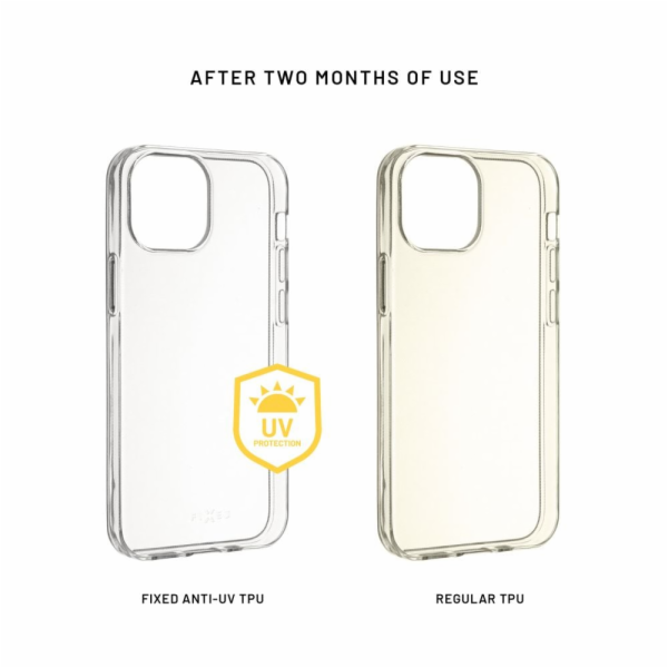 TPU gelový kryt FIXED Story AntiUV pro Apple iPhone 17 Pr...