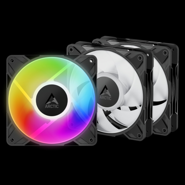 Arctic P12 Pro Gehäuselüfter PWM PST A-RGB černá 120mm 3P