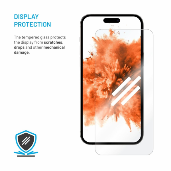 Tvrzené sklo FIXED pro Apple iPhone 17, 2ks, čiré