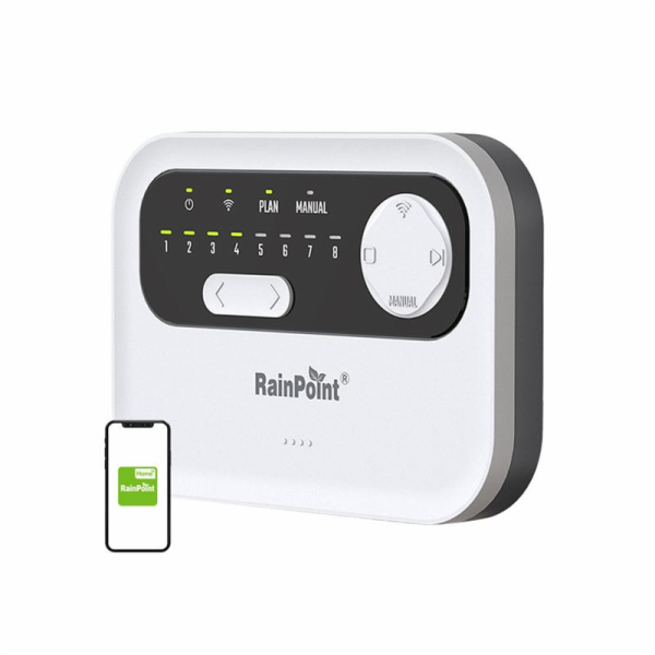 RainPoint WiFi 8zónový regulátor zavlažování