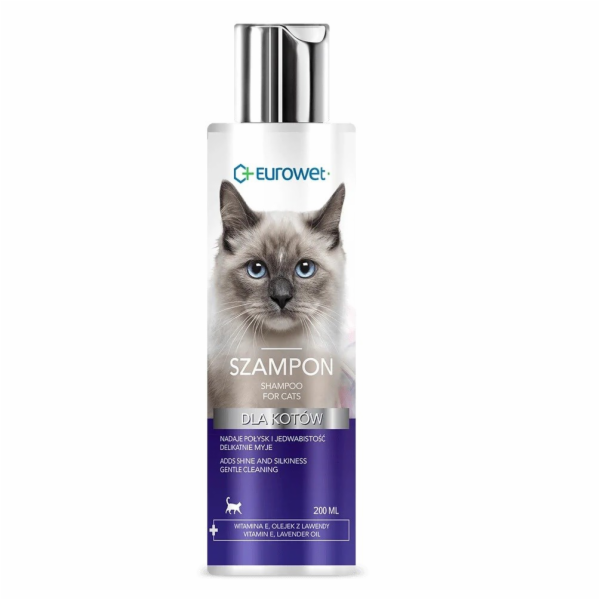 EUROWET Cat - šampon pro kočky - 200ml