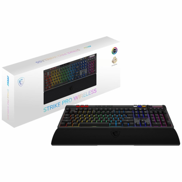 MSI herní klávesnice STRIKE PRO Wireless Silent/ bezdráto...