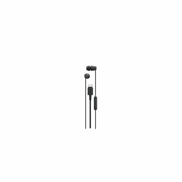 SONY MDR-EX15C - Sluchátka do uší - černá, USB-C