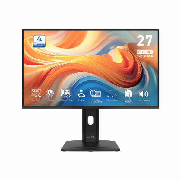MSI Pro/MP275PG E14/27"/IPS/FHD/144Hz/1ms/Černá/2R