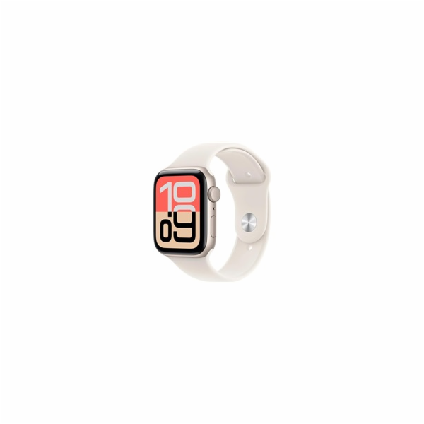 Apple Watch SE 3 GPS 44mm Starlight Aluminium Case with S...
