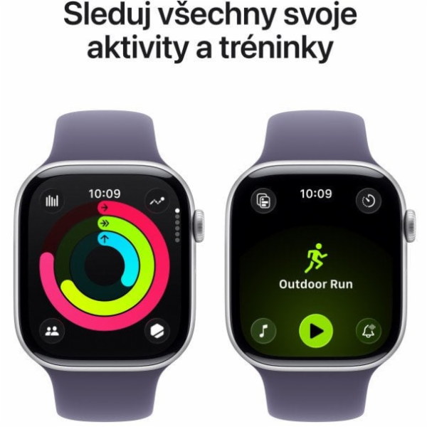 Apple Watch S11/42/Sport Band/Purple Fog