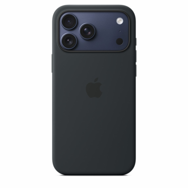 iPhone 17 Pro Max Silicone Case with MS – Black