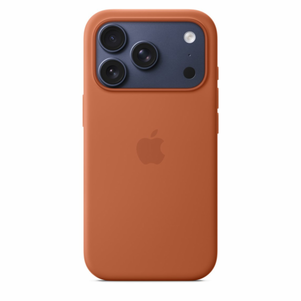iPhone 17 Pro Silicone Case with MS – Terra Cotta