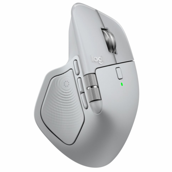 Logitech MX Master 4 - výkonná bezdrôtová myš - sivo biela
