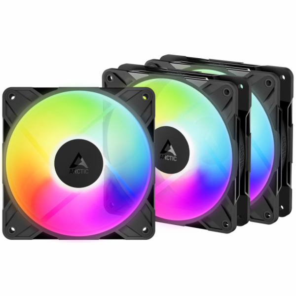 ARCTIC P12 Pro Reverse A-RGB (3pack) 120mm Case Fan with ...