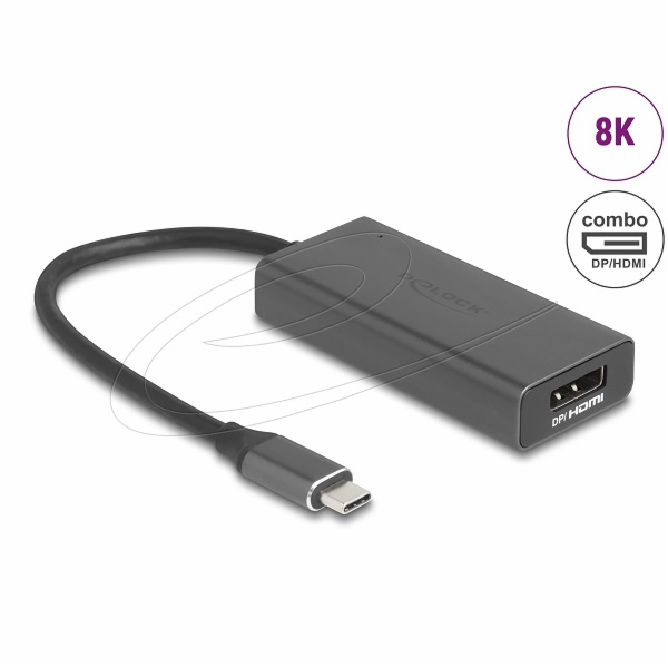 Delock - Kabel adaptéru - HDMI / DisplayPort combo se zdí...
