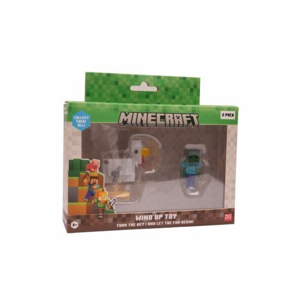 MINECRAFT S2 3D WIND-UP TOY - CHICKEN & JOCKEY
