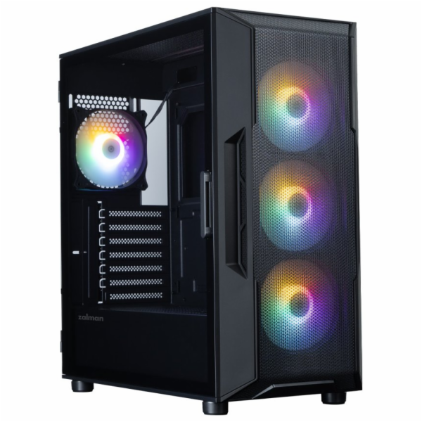 Zalman skříň i3 Neo V2 Black / ATX / 4x 120mm RGB Fan / 2...