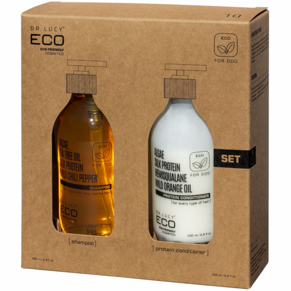 DR LUCY Eco sada pro hrubou srst - kondicionér a šampon p...