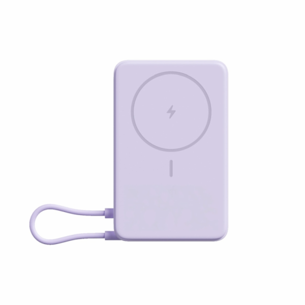 XIAOMI PowerBank Magnetic 10000 se stojánkem fialová