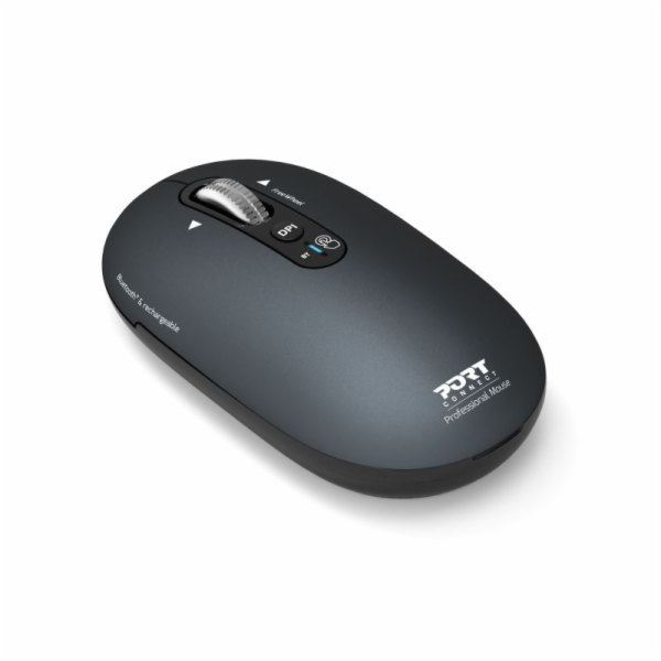 PORT CONNECT Pure MAC, bezdrátová dobíjecí myš, Bluetooth...