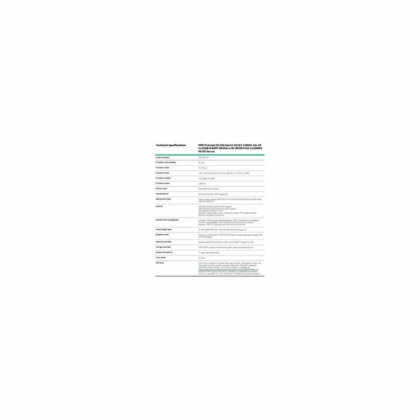 HPE DL320 G11 6526Y, 128GB, NS204i, RPS