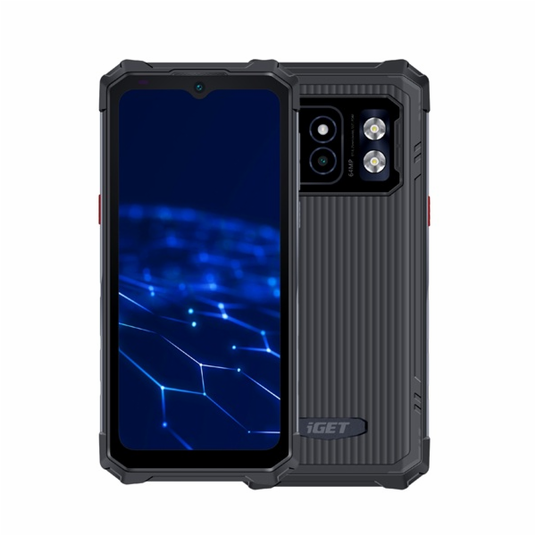 iGET T2 Black - odolný 6,6"/1612x720/Octa-core/8GB/256GB/...