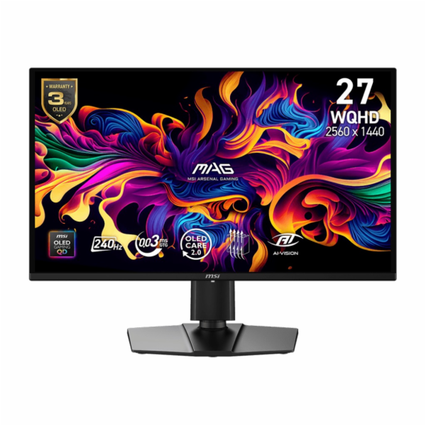 MSI Gaming monitor MAG 274QP QD-OLED X24,27" OLED/2560x14...
