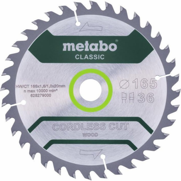 Metabo METABO KRUHOVÁ PILA HW/CT 165x20x36z AKUMULATOROVÁ...