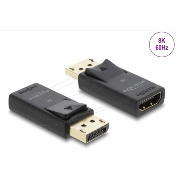 Delock - Video adaptér - DisplayPort s piny (male) do HDM...
