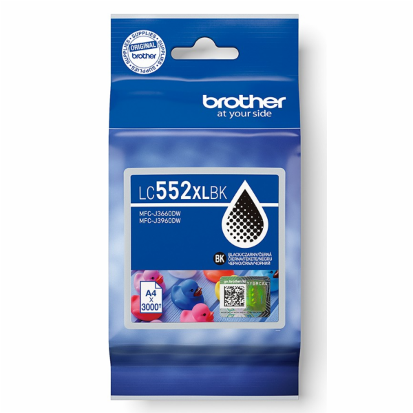 Brother LC-552XLBK - inkoust černý XL