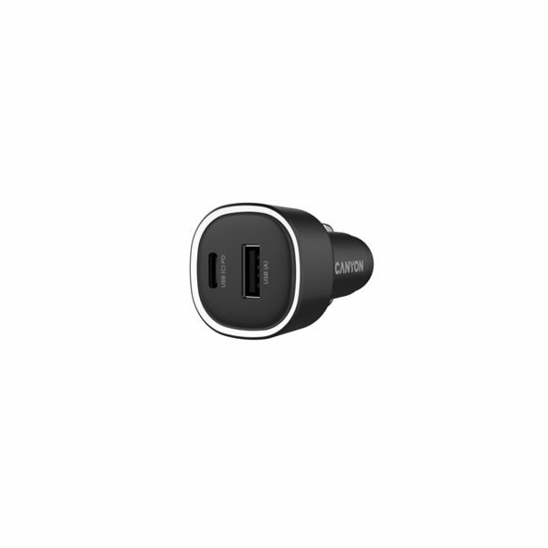 CANYON car charger OnDrive 85 PD 83W USB-A+USB-C Black