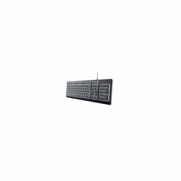 TRUST Primo Illuminated/Drátové USB-C/CZ/SK/Černá