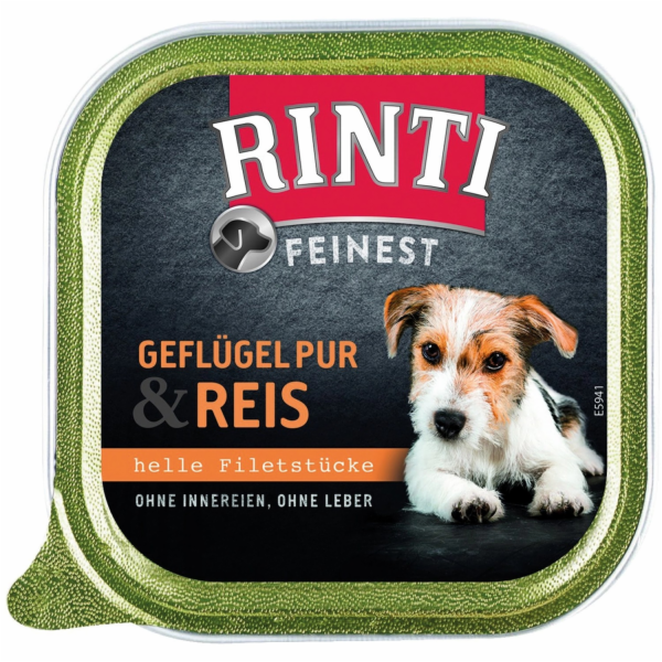 Rinti mokré krmivo pro psy Finest drůbeží a rýže 150g