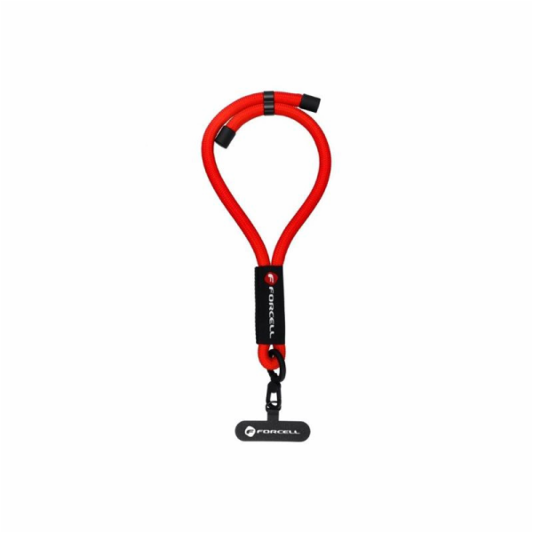 Šňůrka na zápěstí FORCELL R10X40 Red - nastavitelná