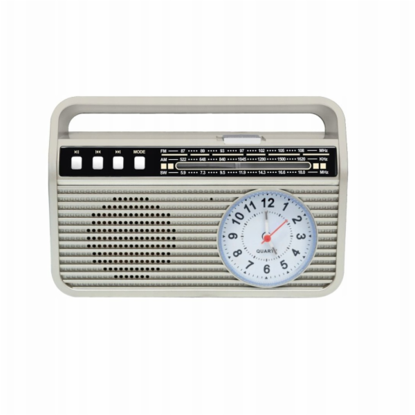 Setty Retro Bluetooth reproduktor 5W USB-C s FM/AM/SW rádiem