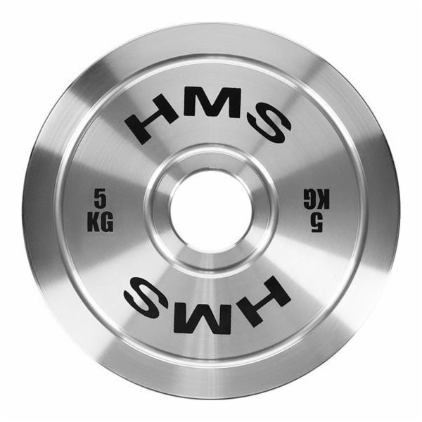 HMS OLYMPIJSKÝ KOTOUČ TOS50, OCEL, KALIBROVANÝ, 5 KG