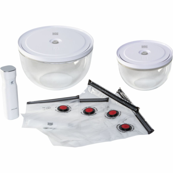 Zwilling Fresh&amp;Save Vcuum Bowl  Starter Set, 9-Pc, Glass