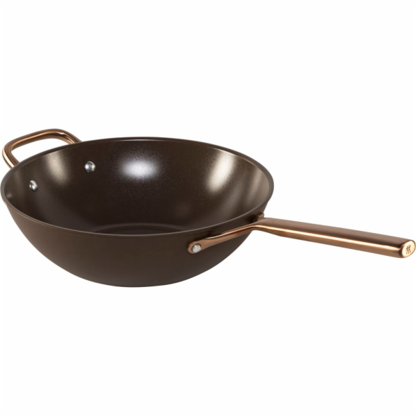 ZWILLING Milano Wok with  Glass Lid 30 cm, Brown