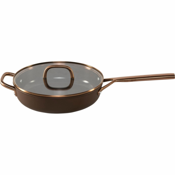 ZWILLING Milano Sauté Pan with Glass Lid 28 cm, Brown