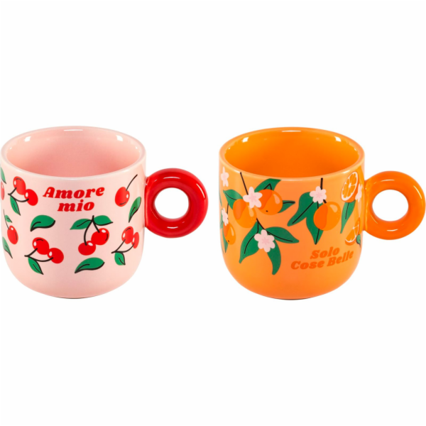 Bialetti Set 2 Tassen mercato della frutta